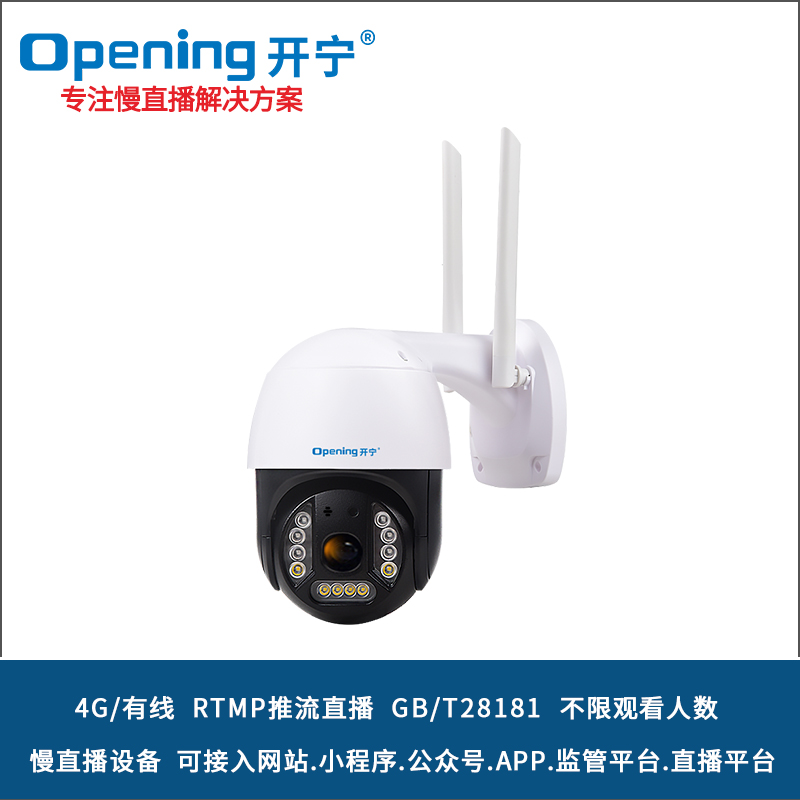 300萬4G慢直播智能小球 KN-4G78M3A-ZB